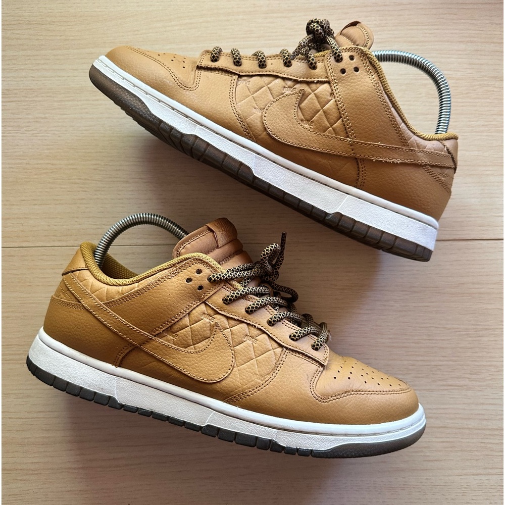 Nike Dunk Low Quilted Wheat (Wmns Size 11.5) Mens Size 10.